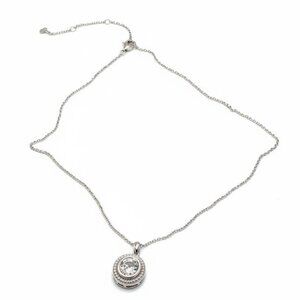 Absolute Sterling Silver 6.50ctw Rope Border Locket Oval Pendant Necklace, 19"